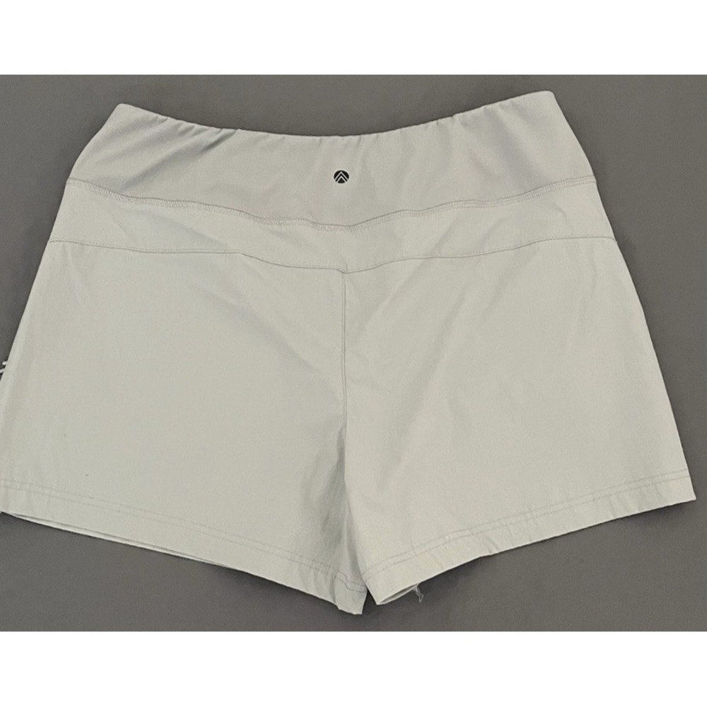 Athletic Shorts Zipper Pockets Gray Outdoor Lightweight Womens Size Large - Picture 5 of 10